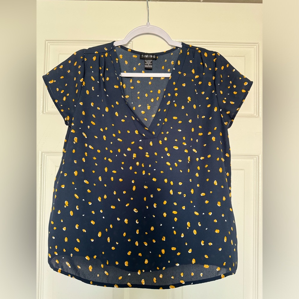 Brand TIMING, size Small color blue with yellow